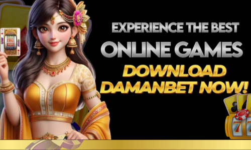 A picture of a woman holding card games, showing the Damanbet download to experience the great platform.