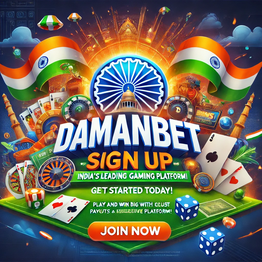 Sign up to the Damanbet online gaming platform in India